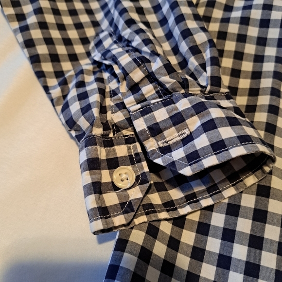 Hope & Henry blue gingham top XL - Picture 2 of 4